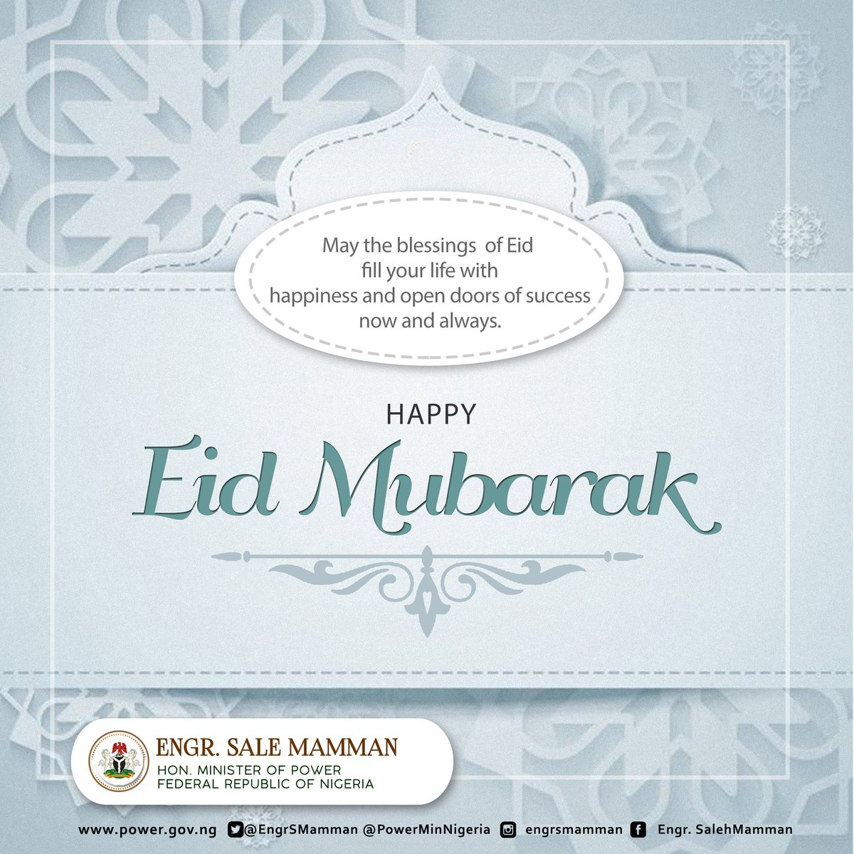 Engr. Sale Mamman tweet media