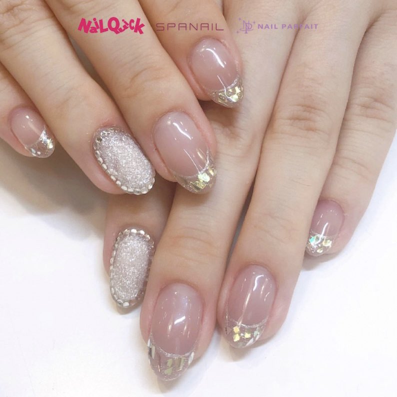 ネイルサロン ネイルクイック Nailquick 流行りのガラスフレンチ ネイルクイック横浜ジョイナス店 T Co N1us05jm0x ネット予約のメニュー選択 ハンド ジェルコース フレンチなどお好みのアート両手4本以上 目安 1時間45分