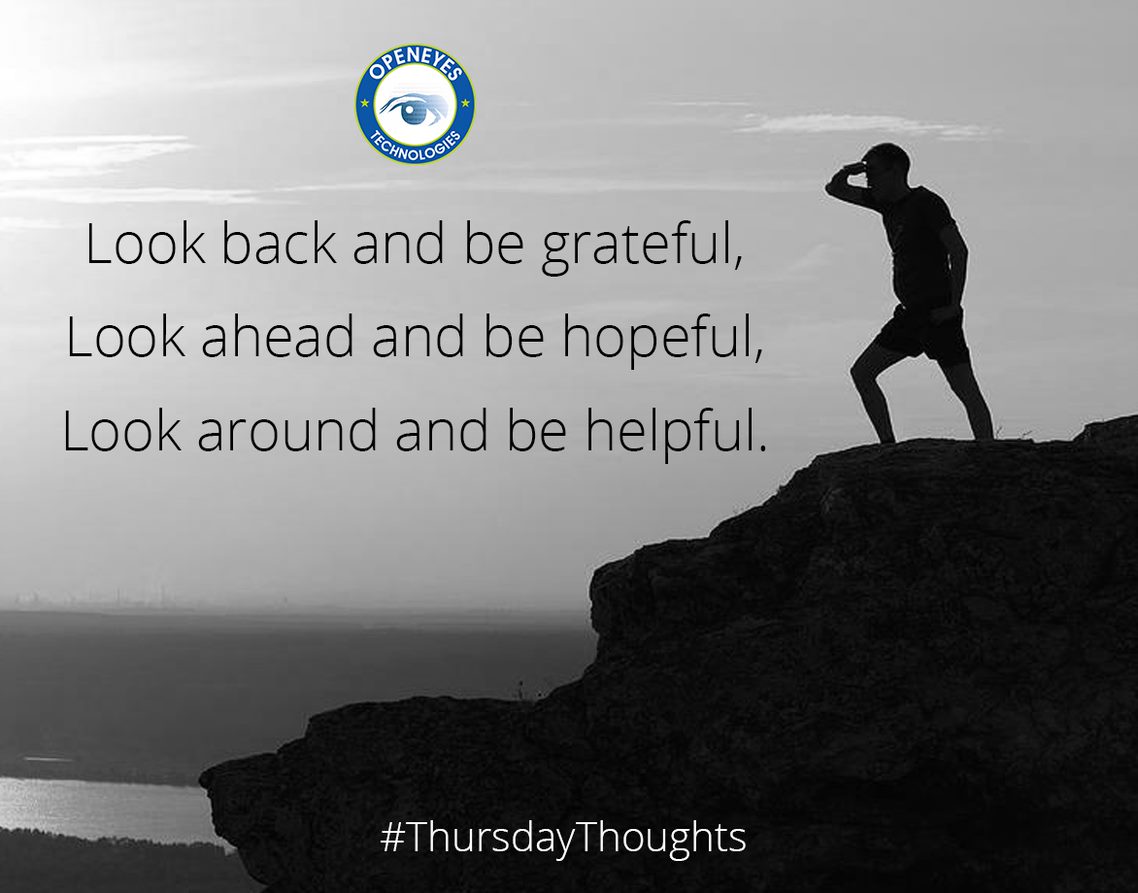 OpenEyesTech's tweet image. Have a great day. 

#ThursdayThoughts #thursdayvibes #openeyestech