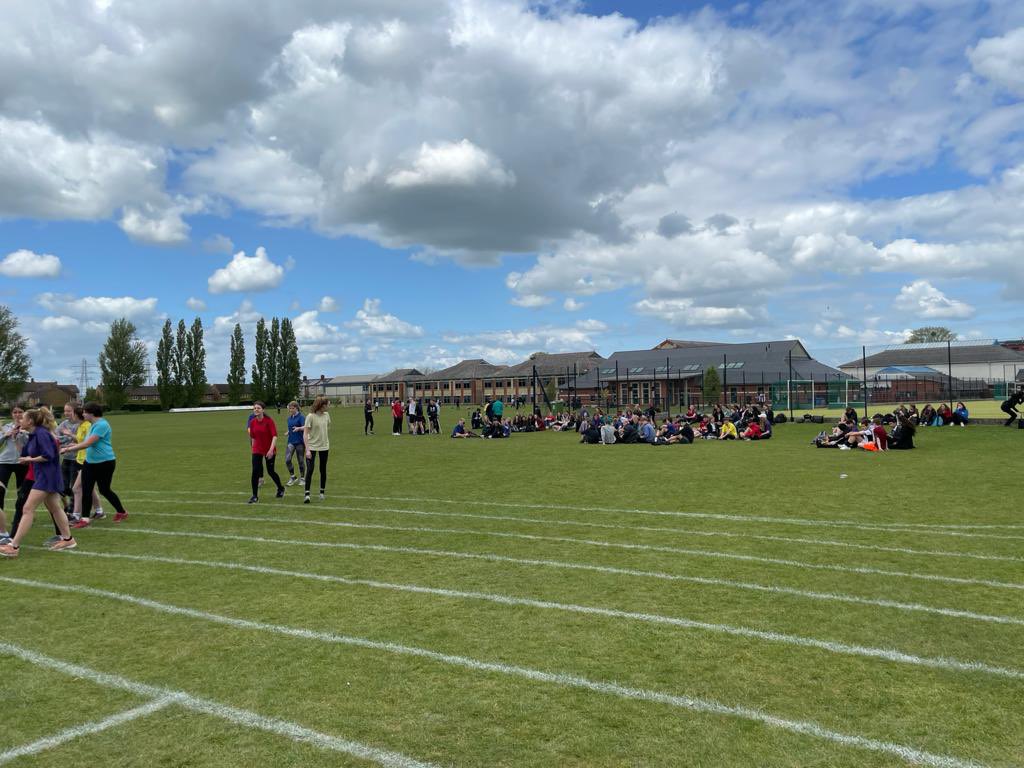 PatesHouses's tweet photo. House athletics is in full flow this week with pupils competing in their year group bubbles🏃🏻‍♂️ great to see the them getting active and competitive again 🏅 #bgprg #athletics #housecup https://t.co/0wj6gpp4Y6