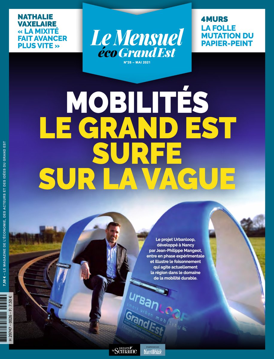 Ne loupez pas les portraits et les actualités économiques de celles et ceux qui font le Grand Est 👉 lasemaine.fr/produit/132620/