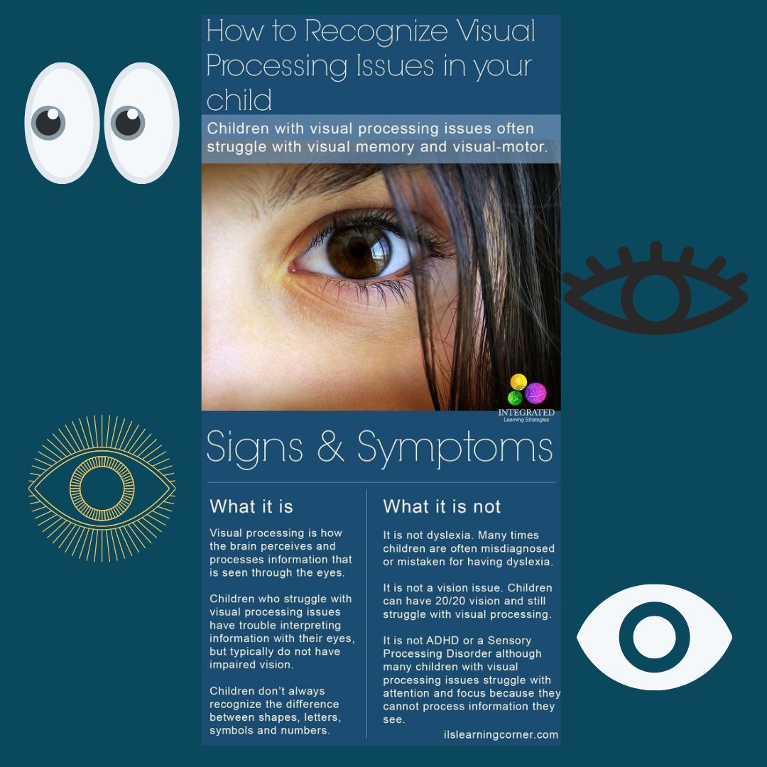 AbaVibes's tweet image. How to Recognize Visual Processing Issues in your child
#visualprocessingdisorder #visualprocessing #autism #autismtreatment #positivevibes ctto
