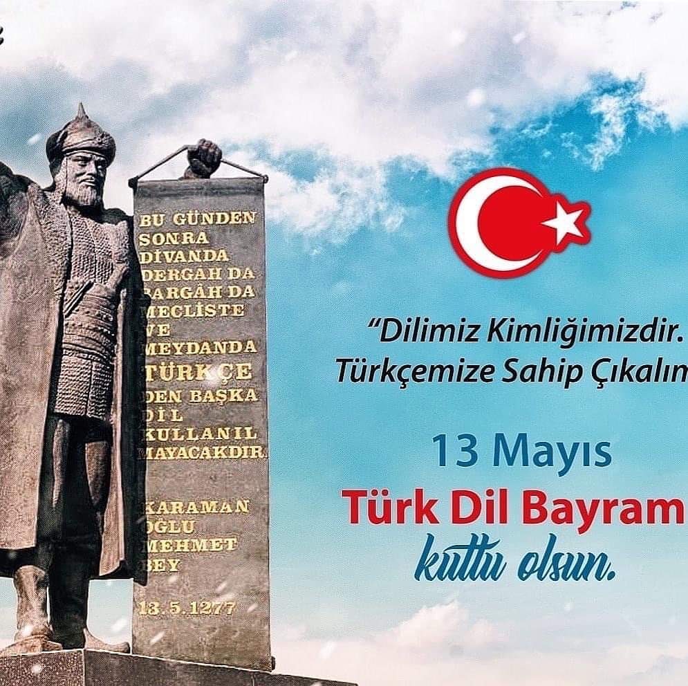 Kamildurmusoglu's tweet photo. TÜRK #DİL BAYRAMIMIZ KUTLU OLSUN 🇹🇷
"BU GÜNDEN SONRA, #DİVANDA, #DERGAHTA, #MECLİSTE VE #MEYDANDA #TÜRKÇEDEN BAŞKA DİL KULLANMAYACAKTIR!
13 MAYIS 1277 #KARAMANOĞLU MEHMET BEY https://t.co/3bPtSA5uuZ