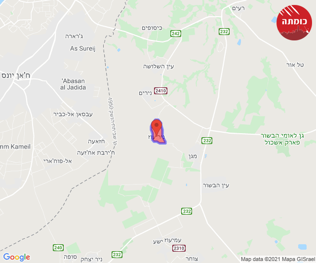 כומתה - אזעקות צבע אדום בזמן אמת on Twitter: "התרעה [13/05 ...