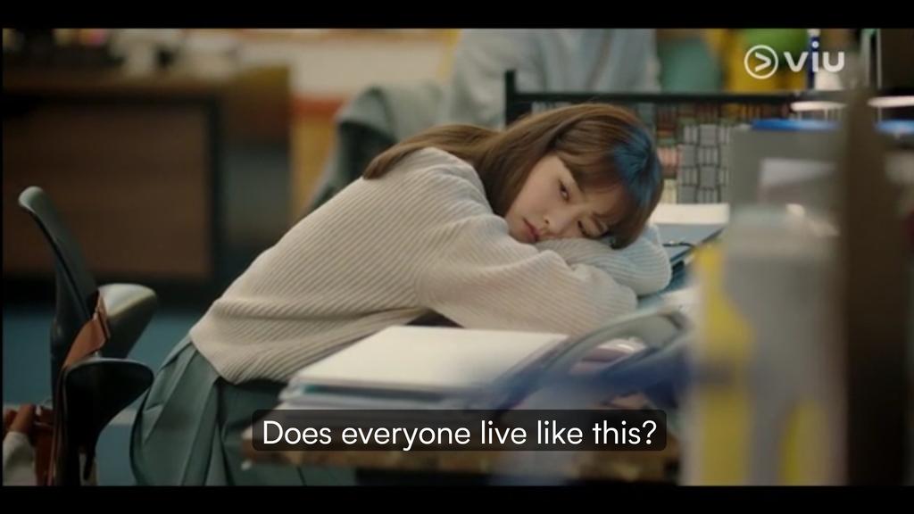 IC9661's tweet photo. “Does everyone live like this?
I'm exhausted.”

#DoomAtYourServiceEp2 https://t.co/PCcYV1WvoF