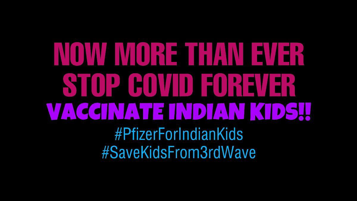 gauravkackar's tweet photo. 400 plus days of home confinement. Vaccinate Indian kids to help them cope with life 
#VaccineForIndianKids
#SaveKidsFrom3rdWave
@PMOIndia
@drharshvardhan
@HindustanTimes @IndianExpress @MoHFW_INDIA @pfizerforkids @anandmahindra
@CNNnews18
@SonuSood @RahulGandhi @timesofindia https://t.co/ajJBkzeUX4