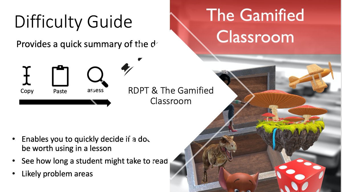 Trying to help #Teachers &amp; am slowly getting the message out there! RDPT helps #SEN &amp; #EAL planning &amp; #opensource  sites.google.com/view/rdpt/ 
The #Gamified #Classroom is at amazon.com/Gamified-Class… perfect to help with #online and in-person learning.
