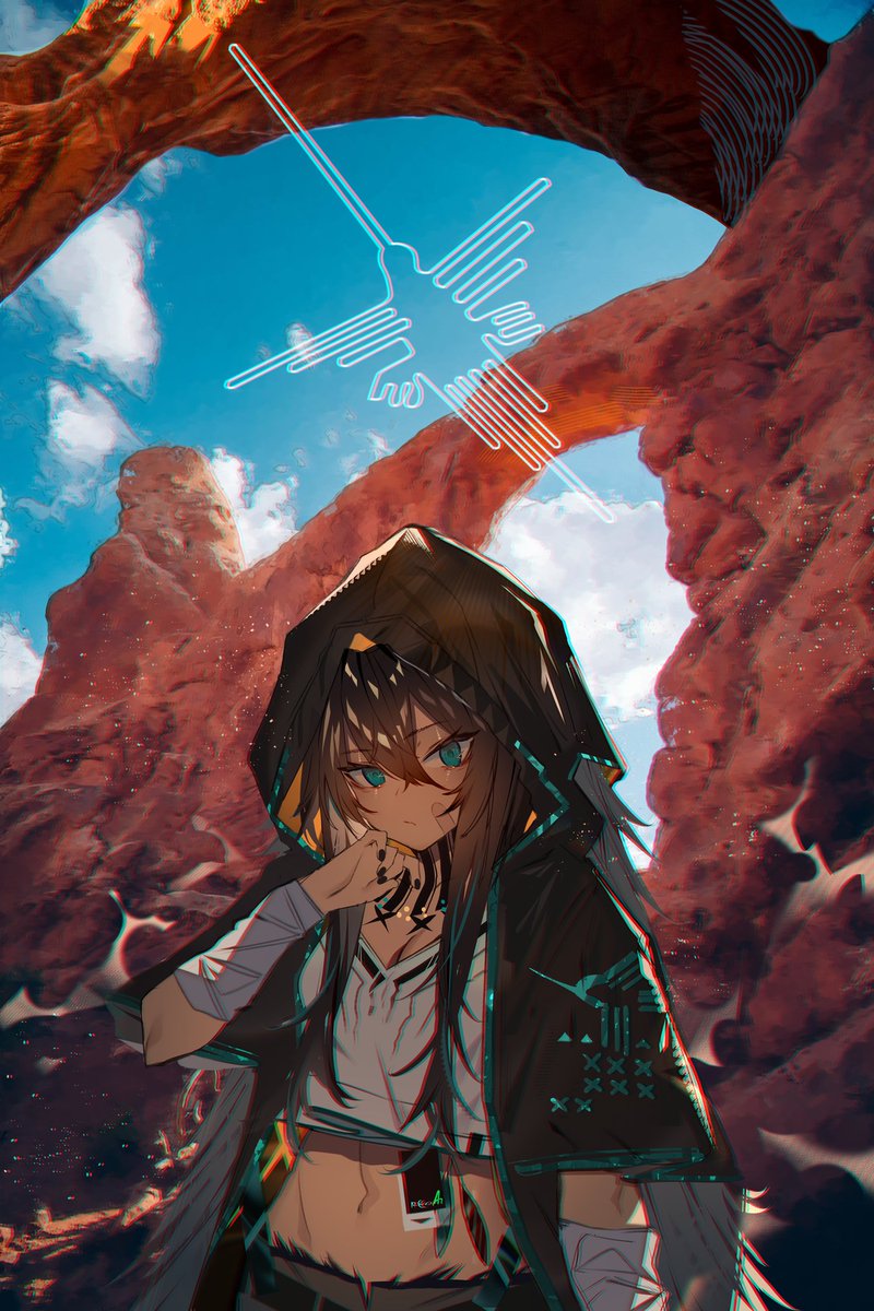 「FLINT
#アークナイツ 」|忘画のイラスト