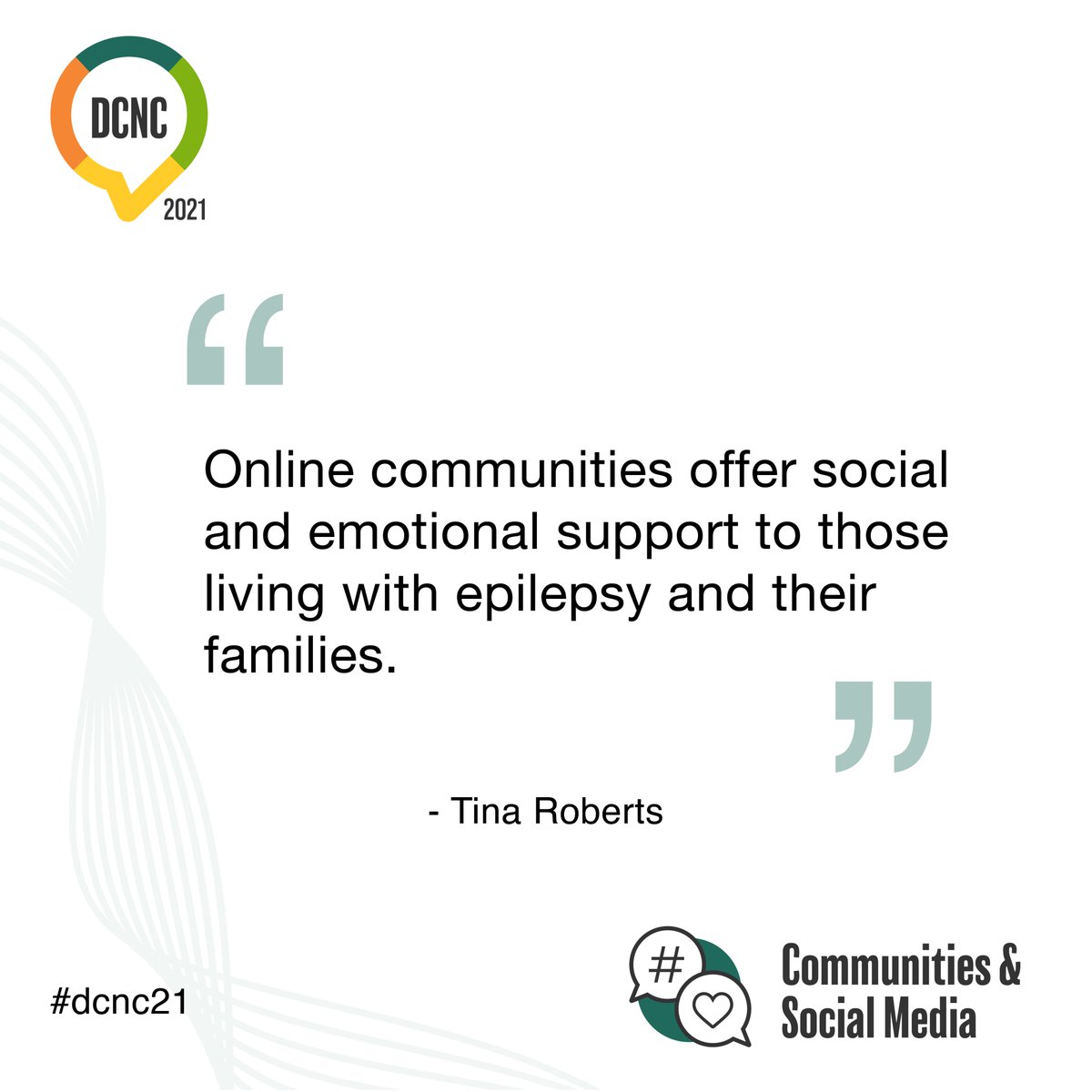 dcnc21's tweet photo. Be sure to read "Online epilepsy community groups improving the social and emotional wellbeing of those living with epilepsy and their family’s" by Tina.

Find it here in the Communities &amp; Social Media stream: https://t.co/Q2JajCmrE4

#OnlineHealth #EpilepsyCommunities #DCNC21 https://t.co/4fpdp6FwzQ