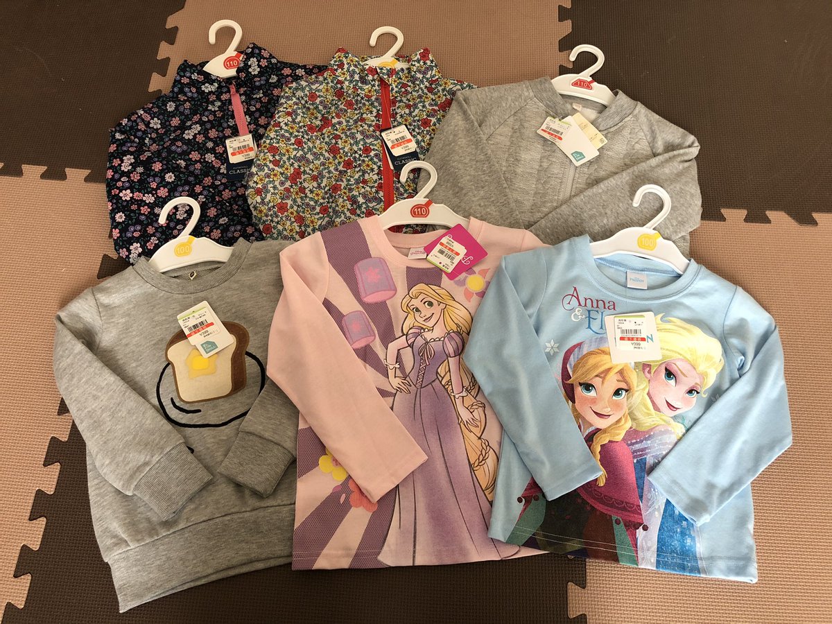 おすず 3y 西松屋春物セール購入品 1枚目オール399円 2枚目 枕199円 リュック タオル399円 3枚目 マタニティ ワンピース499円