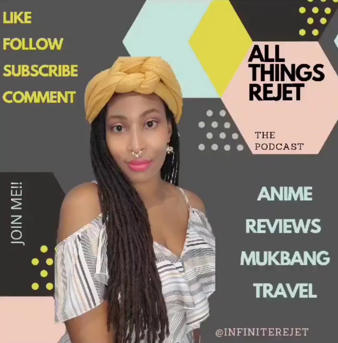 AllThingsRejet's tweet photo. https://t.co/MvSNAfpE4F

#mukbang #animation #otaku #action #entertainment #blerdkorner #blerd https://t.co/kRXQcQToYC