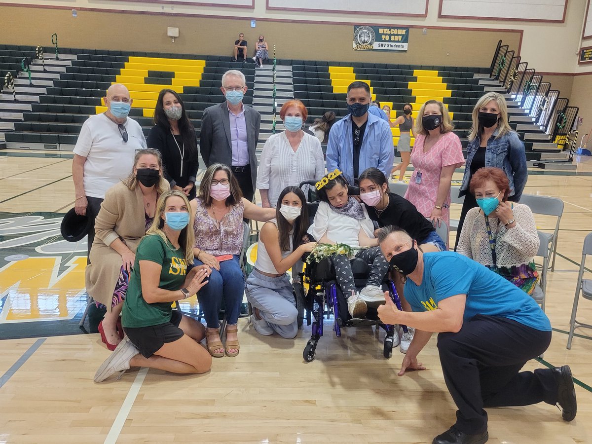 Grateful to be at San Ramon Valley High School today as we celebrated the graduation of students in the Special Day Class. Thanks John Blake and Liz Pagano and all of the staff! I am so glad that I was able to participate as we celebrate these students! ⁦⁦⁦⁦<a href="/SRVUSD1/">SRVUSD</a>