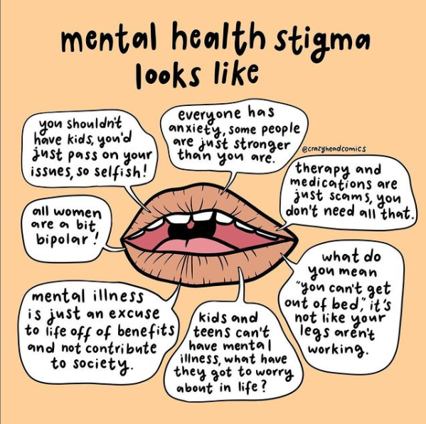 Misconceptions about mental health breed a culture of stigma &amp; fear. We need to normalize discussions around #AcademicMentalHealth so that those who are struggling feel safe enough to speak out &amp; seek support

Source: <a href="/crazyheadcomics/">matilda</a>

#AcademicChatter #MentalHealthAwarenessWeek
