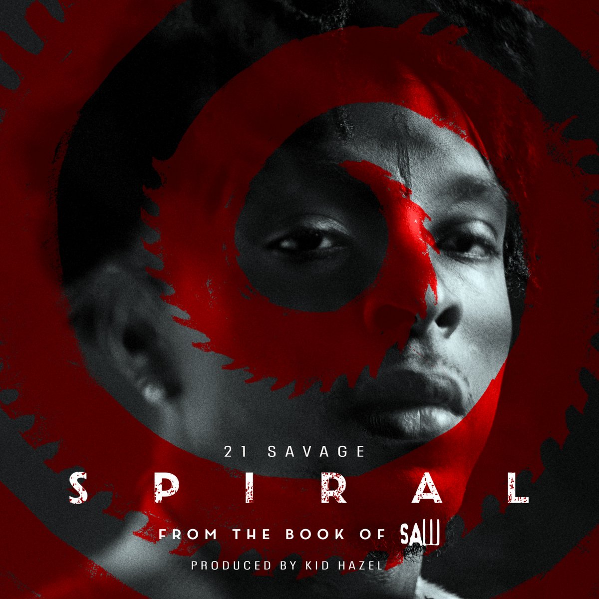 Attention horror fans - #Spiral is in theaters this Friday from @lionsgate with my score as usual, but this latest @saw has something unusual - an EP from @21Savage due out Friday on @epicrecords - his team including @megameezy and @sgkidhazel killed it on these tracks!