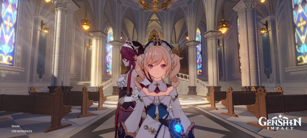 Tobu_Kusa's tweet photo. POV you're Albert trying to get closer to your Idol while her secret gf just standing there in protective mode #rosabara #rosebarb https://t.co/8qUTkaeDmt