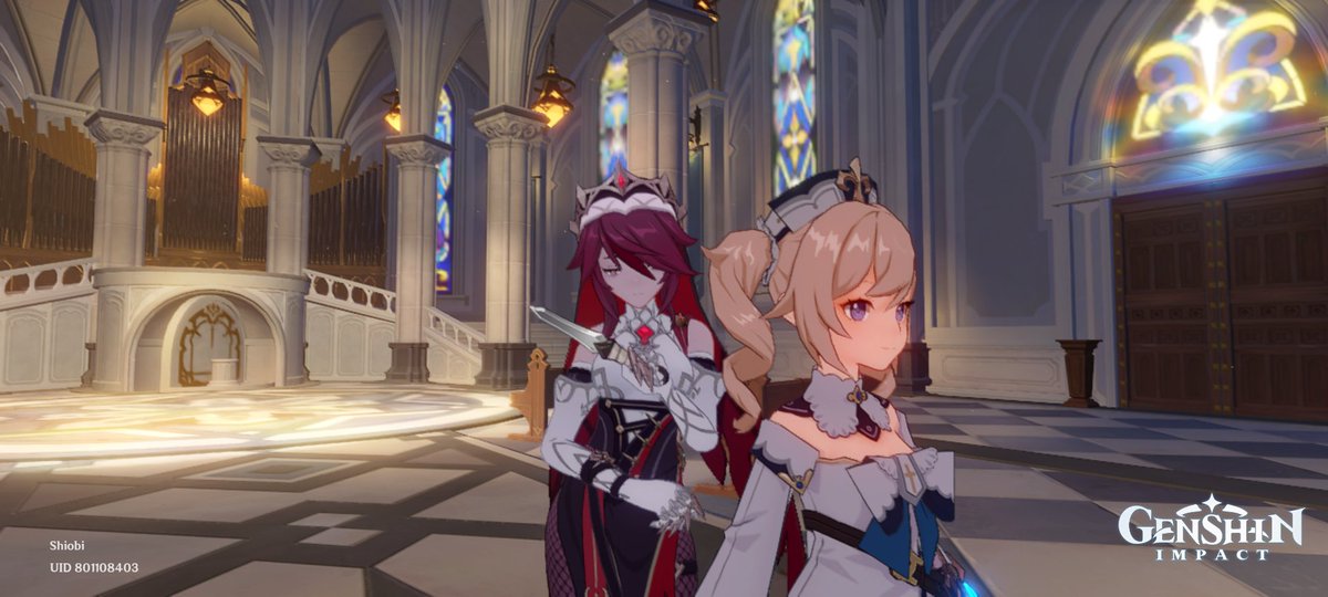 Tobu_Kusa's tweet photo. POV you're Albert trying to get closer to your Idol while her secret gf just standing there in protective mode #rosabara #rosebarb https://t.co/8qUTkaeDmt