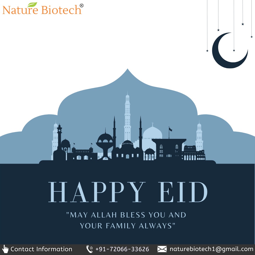 Nature Biotech (@nature_biotech) on Twitter photo EID MUBARAK From Nature Biotech's Team
May Allah Bless You and Your Family Always
๐ +91-7206633626, 01732-243626
๐ฉ Naturebiotech1@gmail.com
#Nature_biotech #blessed #Eid_mubarak #festival #positive #be_safe #enjoy #happiness EID MUBARAK From Nature Biotech's Team
May Allah Bless You and Your Family Always
๐ +91-7206633626, 01732-243626
๐ฉ Naturebiotech1@gmail.com
#Nature_biotech #blessed #Eid_mubarak #festival #positive #be_safe #enjoy #happiness