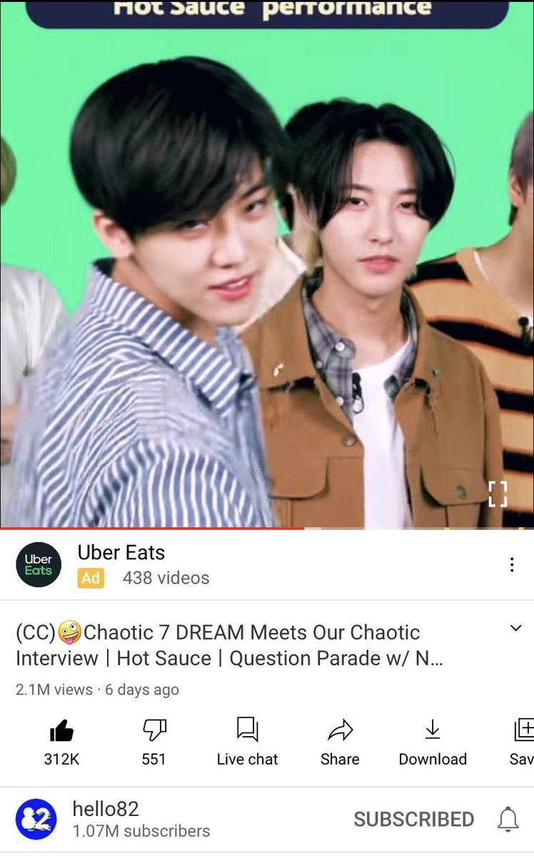 chloe_kay11's tweet photo. @hello82official #hello82 #QuestionParade_NCTDREAM #NCTDREAMxhello82
https://t.co/snpbxugc0D
Such a fun video for Dream! Renjun is so hilarious! Congrats to Dream for an amazing comeback! π€©π€©π€©
πππππππ https://t.co/5mGLQKEURw