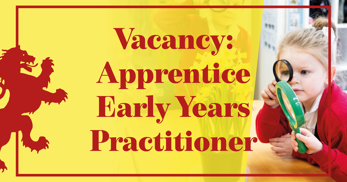 We are currently recruiting for an Apprentice Early Years Practitioner to join our wonderful Nursery! For more information or to apply, please contact p.hall@luctonschool.org