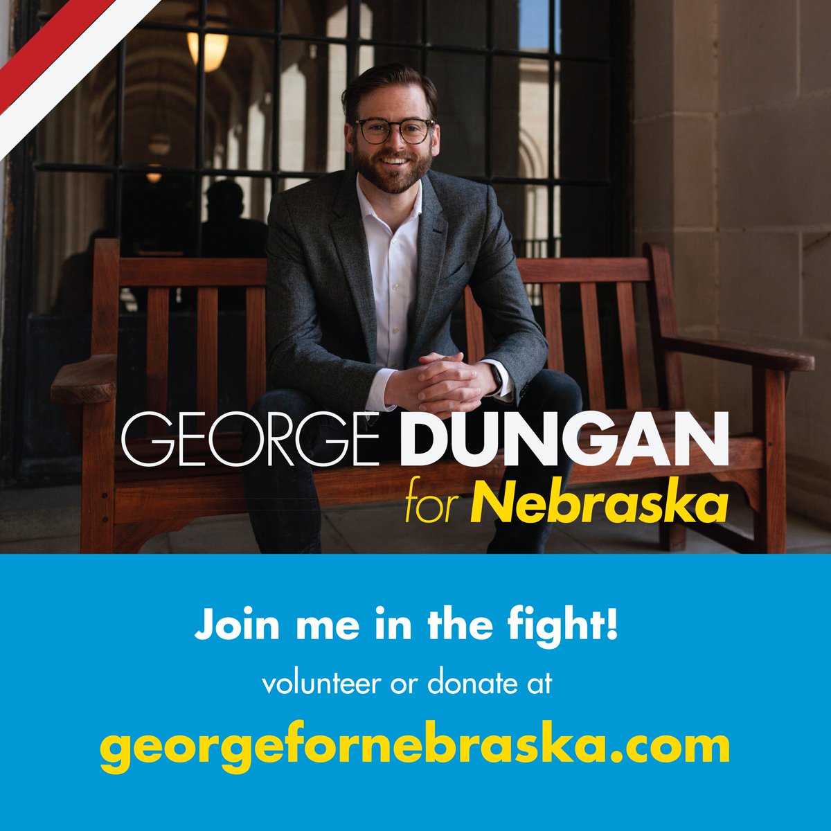 George4NE's tweet image. As a lawyer, I have always fought to make sure that people have their voices heard.  Today, I’m turning my passion for justice into a campaign for Nebraska’s Legislative District #26. I’m ready to serve you and fight for your health care, education, and job opportunity.

Join me!