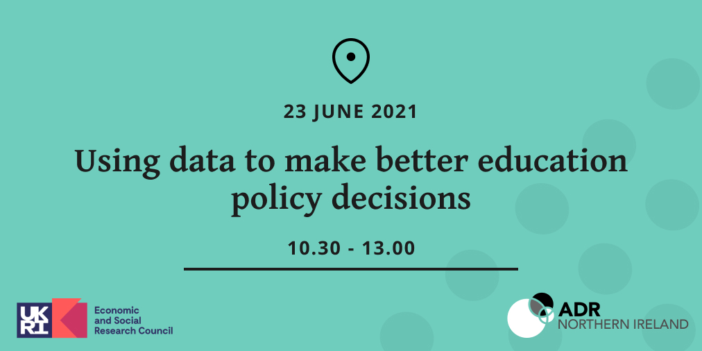 adr_uk's tweet photo. Register now for the lastest instalment of the @ADRC_NI  Symposium Series which will bring together key stakeholders to discuss the power of #data in  #EducationPolicy 👉 https://t.co/qQpJER6TPX #DataDrivenChange #AdministrativeData #Education #Schools @NIAEducation @NIACfEd https://t.co/gShWVkfKPg