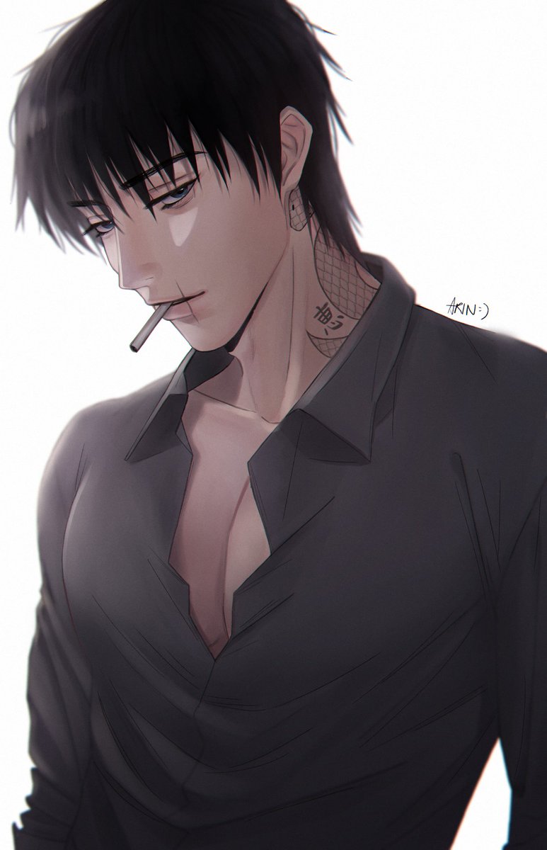 toji fushiguro with a tattoo #JujutsuKaisen #呪術廻戦