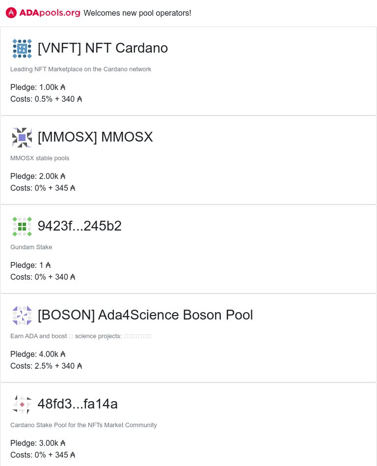 cexplorer_io's tweet photo. https://t.co/xw0WREABJG welcomes new pools!
#VNFT #NFT Cardano #MMOSX #MMOSX #Gunda #Gundam Stake #BOSON #Ada4Science Boson Pool #NFTS #NFTsPool #PRIMA #AdaPrima #cardano $ADA
π https://t.co/ujXY0tIcr5 π https://t.co/xBcs2e2gGq