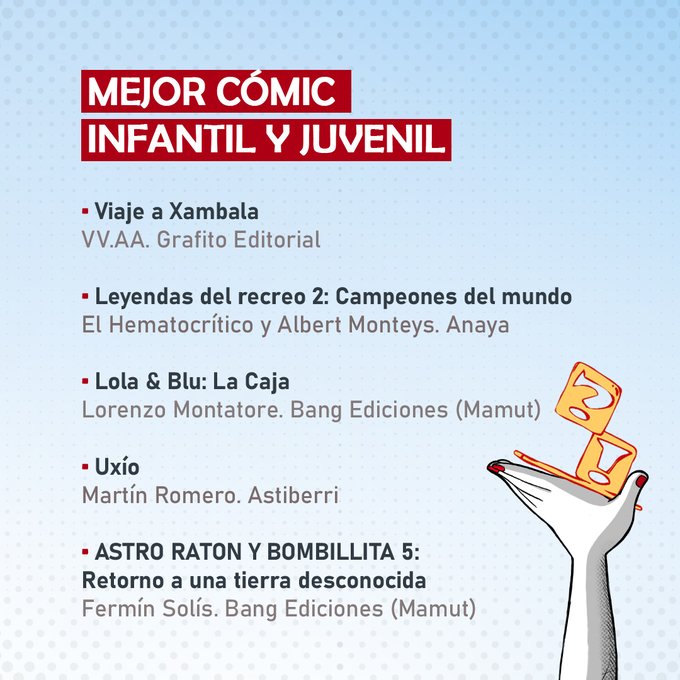 Mejor comic infantil y juvenil