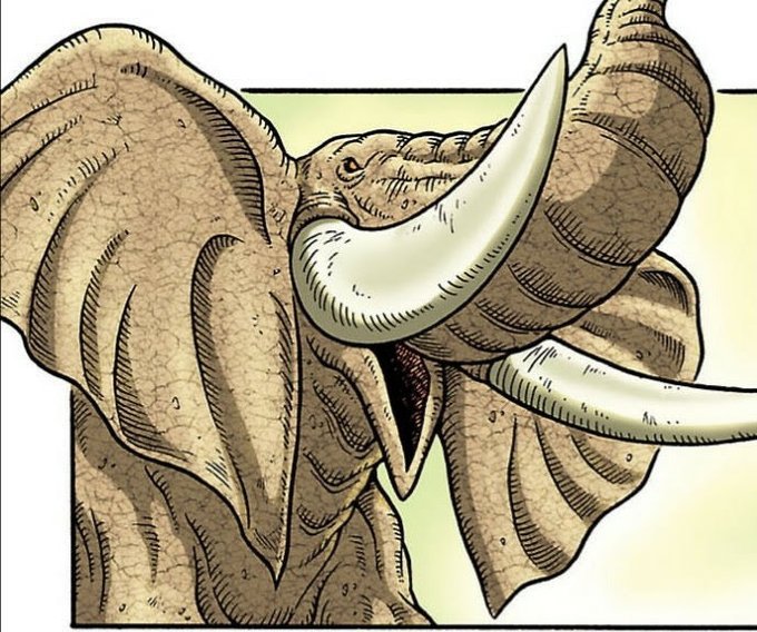 アフリカゾウのtwitterイラスト検索結果