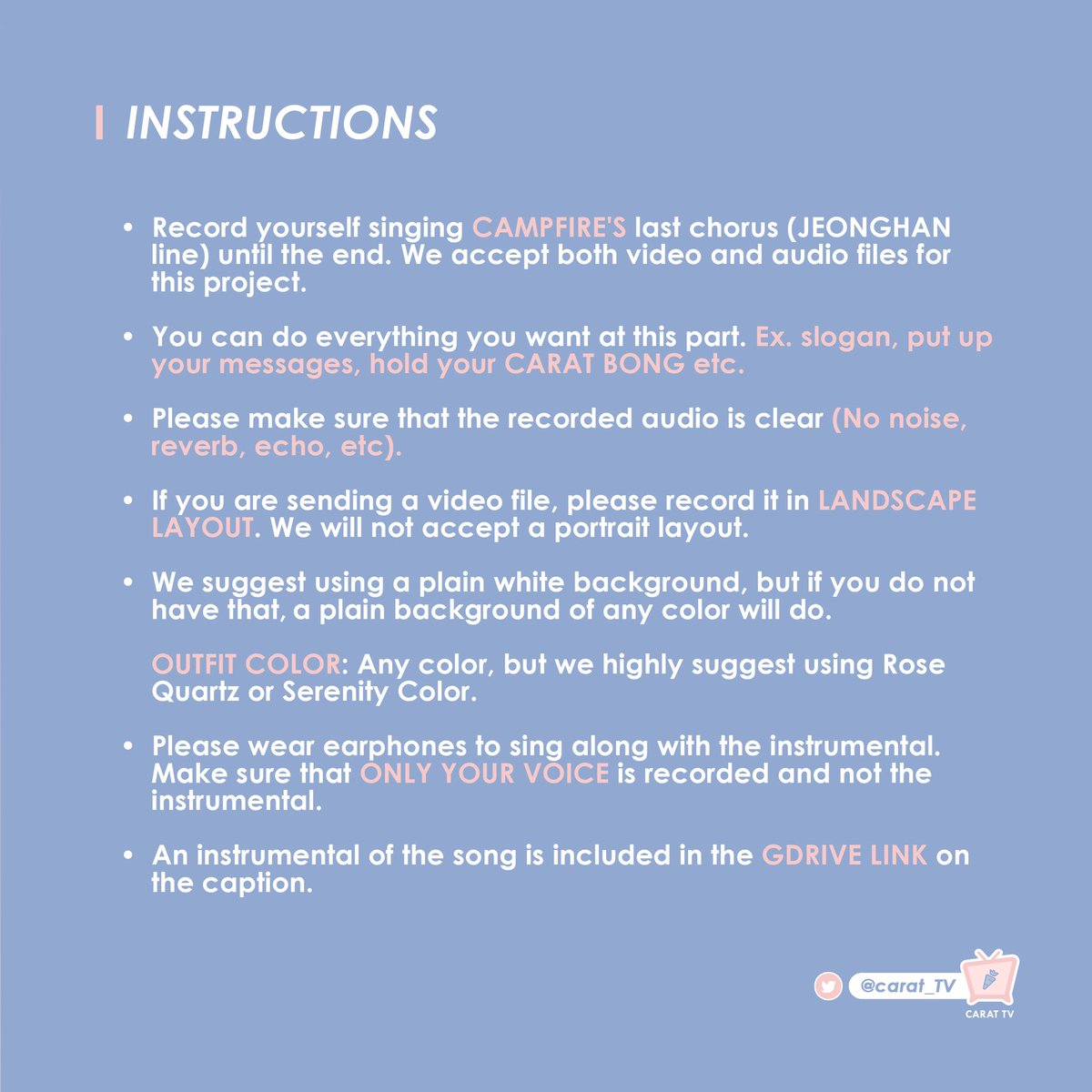 carat_TV's tweet photo. [CARAT TV 💎 6TH ANNIVERSARY PROJECT]

Want to sit around a virtual CAMPFIRE with your fellow CARATs while celebrating #SEVENTEEN 's 6th ANNIVERSARY? 

Read below to be included on this project! 🎉

#세븐틴 #캐럿 #CaratTV

google folder link: 
https://t.co/wPLwhtCBss https://t.co/Ob1vdNwg4j