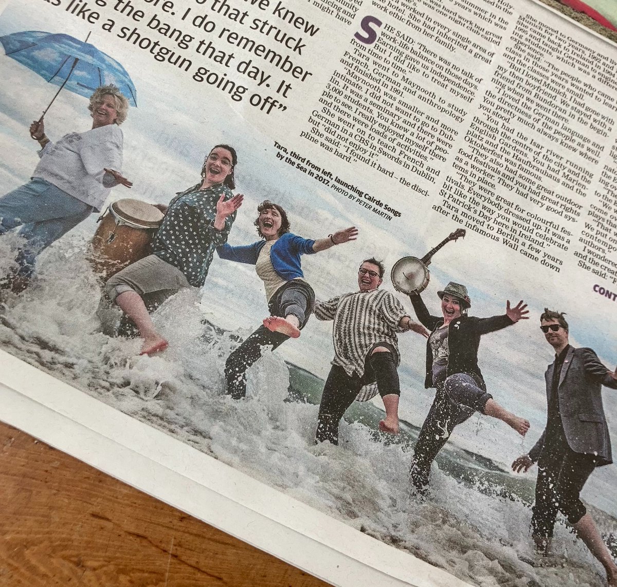 cairdefestival's tweet photo. Thanks so much to Sligo Weekender and Gerry McLaughlin for featuring Festival Director Tara McGowan in this week's paper. 

Tara talks about building the festival initially with Blue Raincoat Theatre Company before incorporating the festival in its own right. (1/3) https://t.co/9nYoTl4P0X