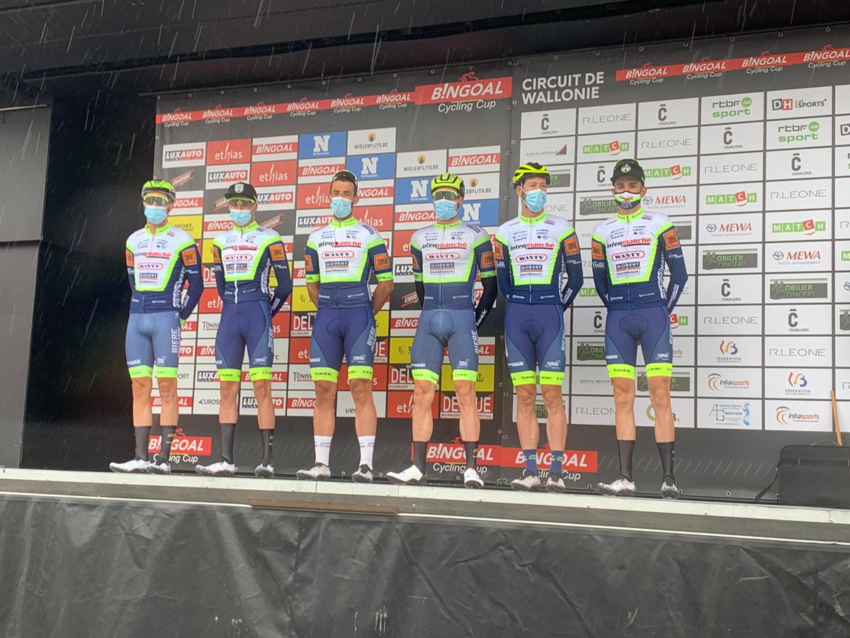 Intermarché-Wanty (@intermarchew) on Twitter photo We are at home!
Our guys for the <a href="/CircuitWallonie/">Circuit de Wallonie</a> 🇧🇪 start at 13:30 (UTC+2)
Baptiste Planckaert was late for the photo but he's here 😅 We are at home!
Our guys for the <a href="/CircuitWallonie/">Circuit de Wallonie</a> 🇧🇪 start at 13:30 (UTC+2)
Baptiste Planckaert was late for the photo but he's here 😅