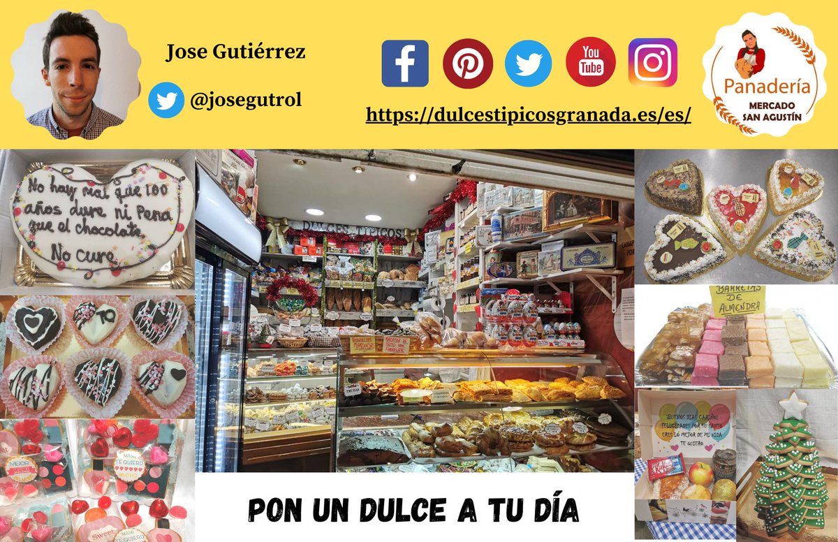 Hoy, en #CyACartuja, tenemos una entrevista de un alumno que conocemos👏👏👏.

Él es un ejemplo de #TransformaciónDigital 💻en un negocio local a raíz de la pandemia.

¿Cuál 🤔? 
¡La Panadería Mercado San Agustín 🥖🍪🧁 🥧!

Os hablo de....¡<a href="/josegutrol/">Jose Gutiérrez</a>! 👇

#reporterotuitero