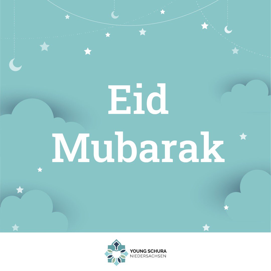 youngschura's tweet photo. Wir wünschen euch allen ein gesegnetes Ramadanfest! #EidMubarak https://t.co/4sJlFUvoqz