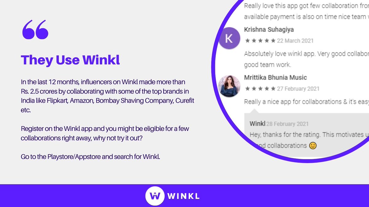 Winkl | A Good Creator Co. (@winklapp) on Twitter photo Many Influencers have been using Winkl to earn, you should join the <a href="/winklapp/">Winkl | A Good Creator Co.</a> too. 
#InfluencerMarketing #influencers #Influencer #influencersearch #Creator #creators #SocialMedia #socialmediastrategy Many Influencers have been using Winkl to earn, you should join the <a href="/winklapp/">Winkl | A Good Creator Co.</a> too. 
#InfluencerMarketing #influencers #Influencer #influencersearch #Creator #creators #SocialMedia #socialmediastrategy