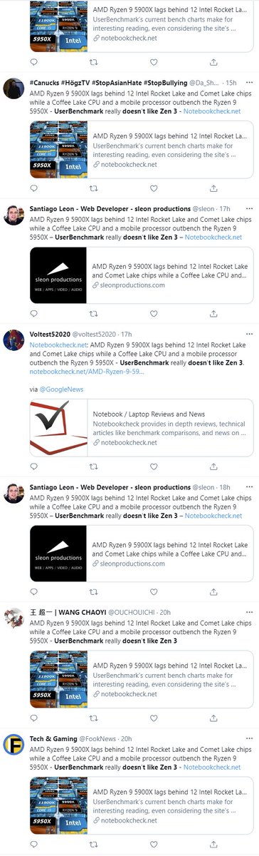 UserBenchmark's tweet image. New-age marketing, good job @AMD @LisaSu @Notebookcheck.