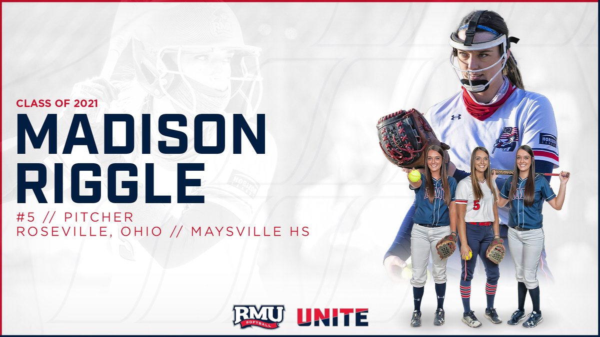 Since we didn’t have the opportunity to formally host Senior Day, before today’s game we wanted to honor our 2️⃣ student-athletes!

First up ... she has developed into one of the most well-rounded two-way players for the Colonials … Thank you, Madison!!!

#RMUnite | 🔵🥎🔴