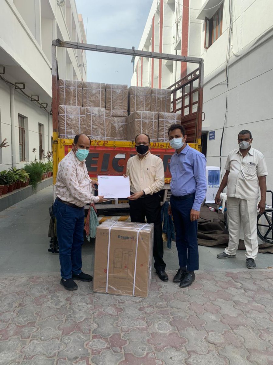 We are grateful to Terumo for donating 100 Oxygen concentrators to South district administration #SardarPatelCovidCareCentre for the patients. It will definitely help in fight against #Covid-19 #SPCCC #southdelhifightscorona #TogetherWeCan <a href="/TerumoIndia/">Terumo India Pvt. Ltd.</a>   <a href="/AirFoundation2/">Air Foundation</a>