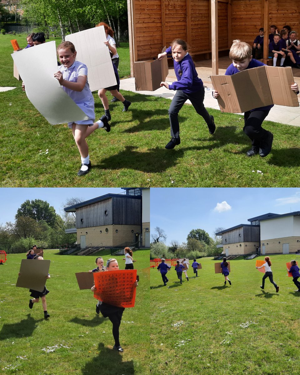 Happy Ascension Day! ✝️ Year 4 have been investigating air resistance for Science Focus Week with our theme of 'Up, up and away!' #STEM #OutdoorClassrooms