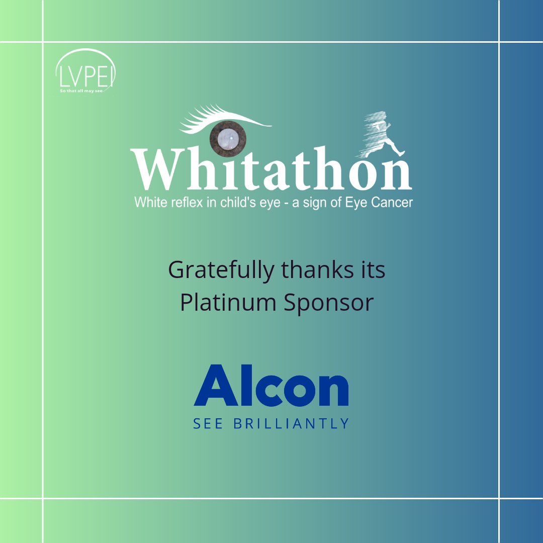 lvpeiwhitathon's tweet photo. 🙏 Thank you, #Alcon, our platinum sponsor for supporting the initiative of #Whitathon to raise awareness about #retinoblastoma and raising funds for children suffering from this deadly #eyecancer.

#SaveVision #SaveLife #LVPEI #Virtual #VirtualWhitathon https://t.co/LyIiBYR10h