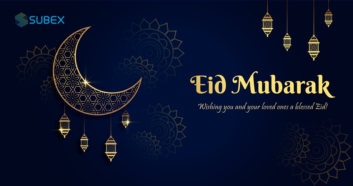 Subex extends warm wishes to all those celebrating Eid. We wish for everyone's good health and safety. Eid Mubarak!
