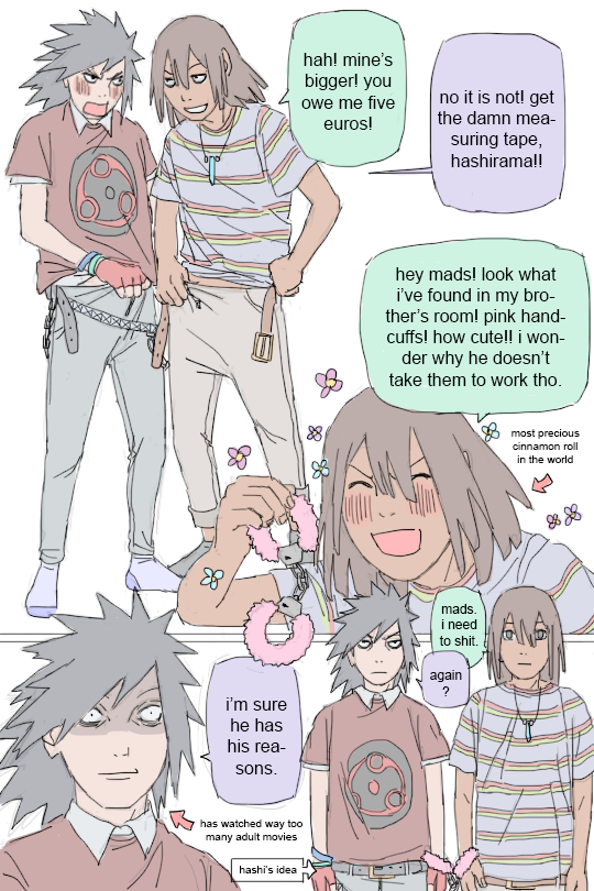 akatsukiarts's tweet photo. #hashimada teen AU https://t.co/Syd4BJUCMo