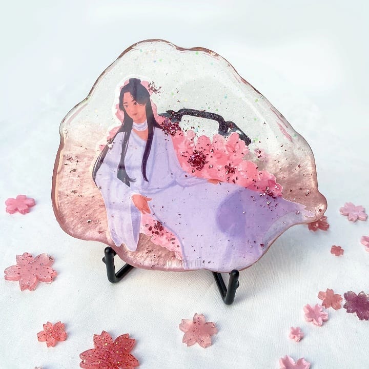 teendables's tweet photo. ✨ Custom Coaster ✨

If you don't usually use coasters for your drinks you can use them for display! 🌸

#Resin #ResinCoaster #ResinArt https://t.co/mhStqnJkAz