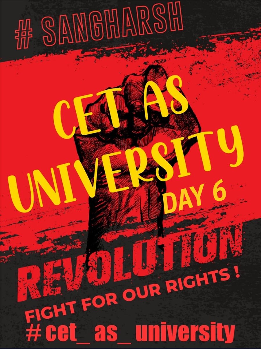 SATTWIK_PATRA07's tweet photo. Will continue with this till the end result has been achieved ✊🏻✊🏻
#cet_as_university #sangharsh 
@CMO_Odisha @Naveen_Odisha @SDTE_Odisha @GovernorOdisha @MoSarkar5T @otvnews @kanak_news https://t.co/eGOYRlbz50