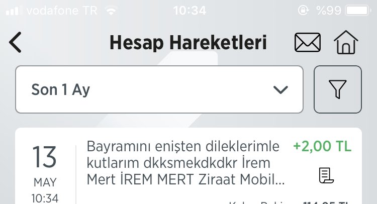 İlk bayram harçlığımı aldım @iremmerrt1