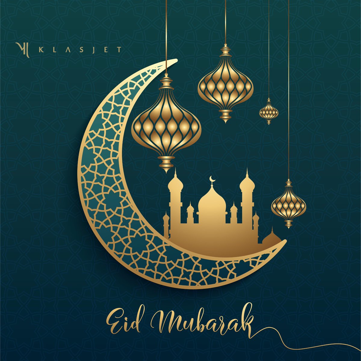 KlasJet's tweet image. Dear colleagues, partners, and clients may the holy occasion give you the time to rejoice and to celebrate.
Let us wish you a very blissful Eid ul Fitr to you and your family. Eid Mubarak.

#klasjet #EidMubarak