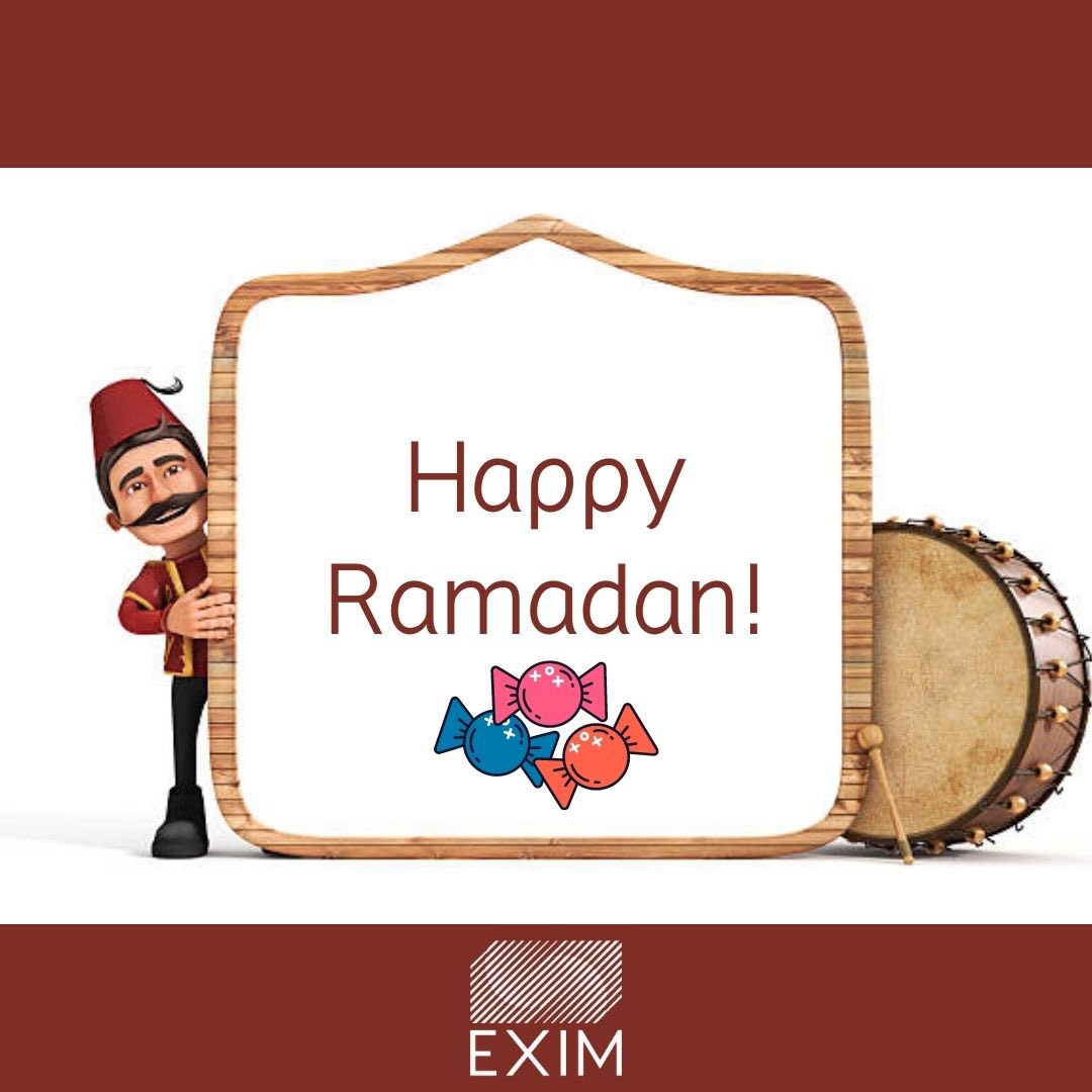eximofficial's tweet photo. We wish you a happy and beautiful holiday with your loved ones.

Sevdiklerinizle mutlu, güzel bir bayram dileriz.

#eximtrade #HappyRamadan #RamazanBayramı https://t.co/65zCpeKJZ0