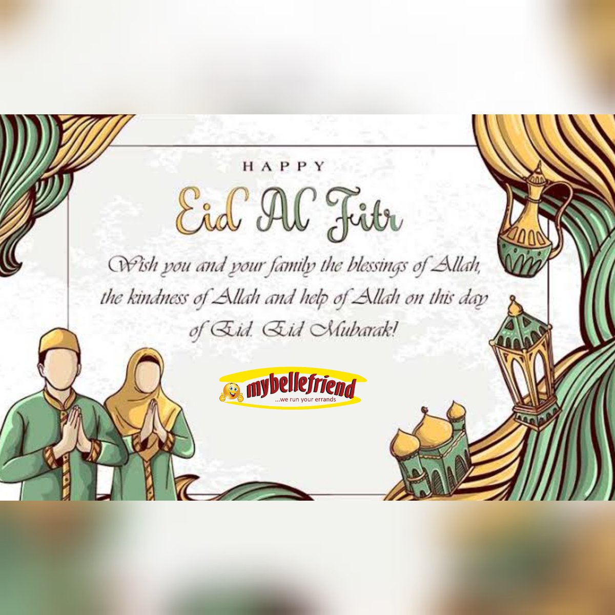 mybellefriendNG's tweet photo. Shout out to our Muslim Brothers and Sisters
Happy Eid-al-Fitr
Eid-Muburak
 ©mybellefriend https://t.co/Jhx0uUlgtN