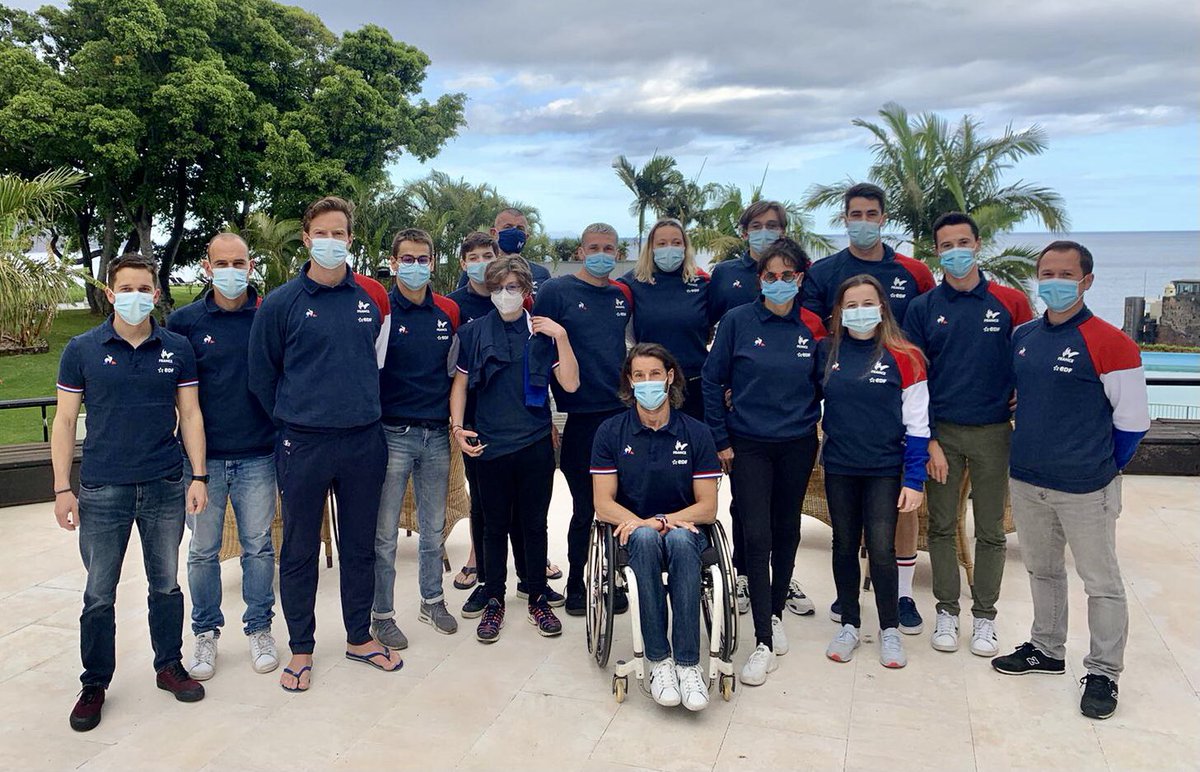 FFHandisport's tweet photo. À LA CONQUÊTE DE L’EUROPE 🏊‍♂️ 
Les nageurs tricolores sont bien arrivés sur l’île de Madère pour y disputer le Championnat d’Europe World @Para_swimming du 16 au 22 mai !
📍Enjeux de la compétition, Programme des Bleus 👉 https://t.co/1oAIN2DJzY #BleusHandisport https://t.co/xjnD3Ldvxp