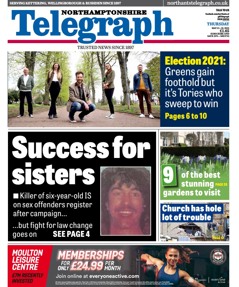 weaver_steph's tweet photo. Buying a paper might not be your thing, but this week's front page shows what a difference local reporters like @Katie_Cronin can make - @NTelegraph supported this campaign from day one and Collette's killer is now on the sex offenders register #JusticeForColletteGallacher https://t.co/medx5i0SNt